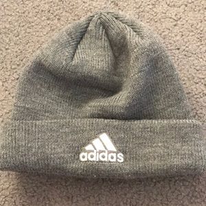 Grey adidas beanie